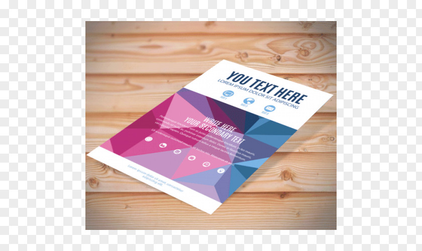 Shopping Leaflet Paper Flyer Business Cards Graphic Design PNG