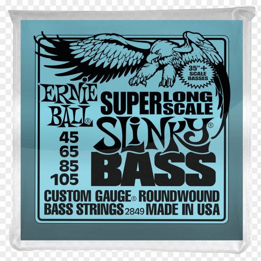 Bass Guitar Longscale String Double Flatwound PNG