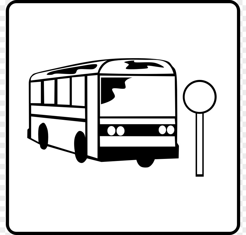 Bus Picture Stop School Interchange Clip Art PNG