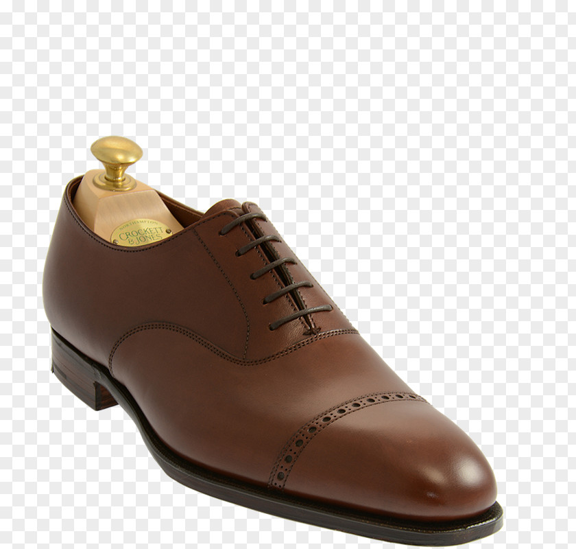 Chestnut Crockett & Jones Oxford Shoe Dress Suede PNG