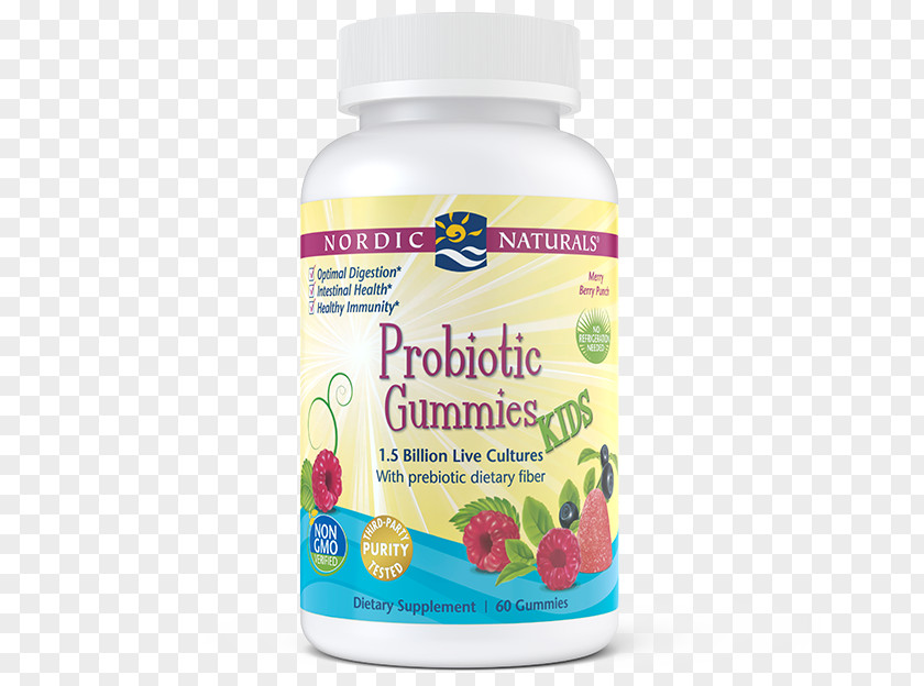 Fiber Gummies Gummy Candy Nordic Naturals Probiotic Prebiotic Vitamin D3 PNG