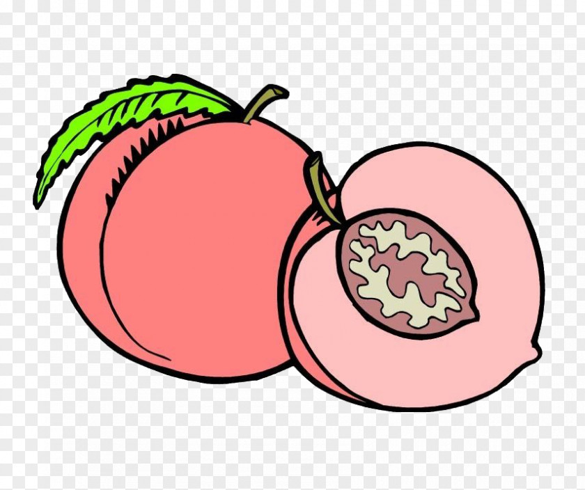 Peach Cartoon PNG