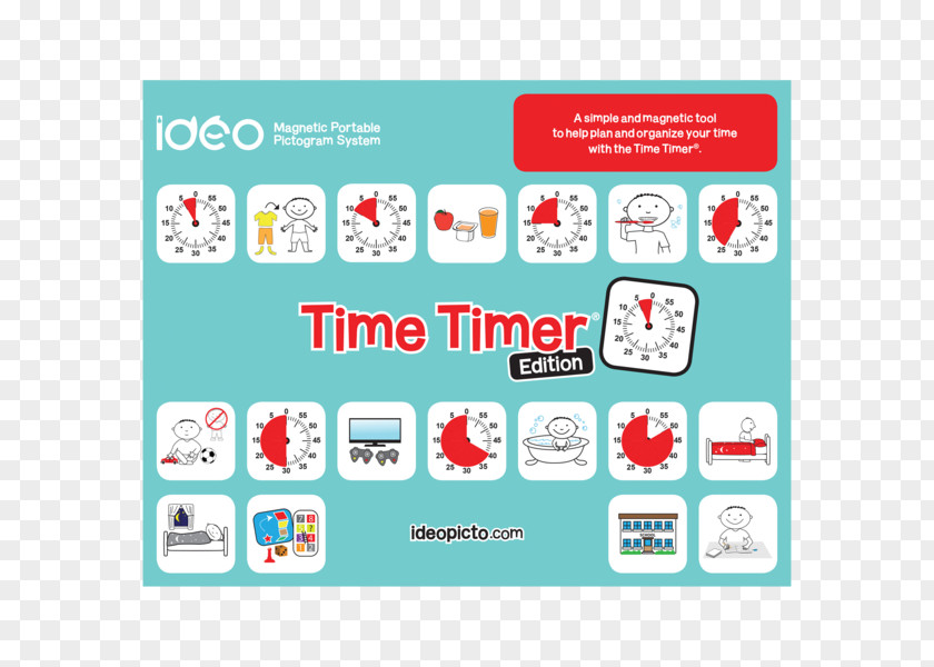 Time Pictogram Magnetism Calendar Child PNG