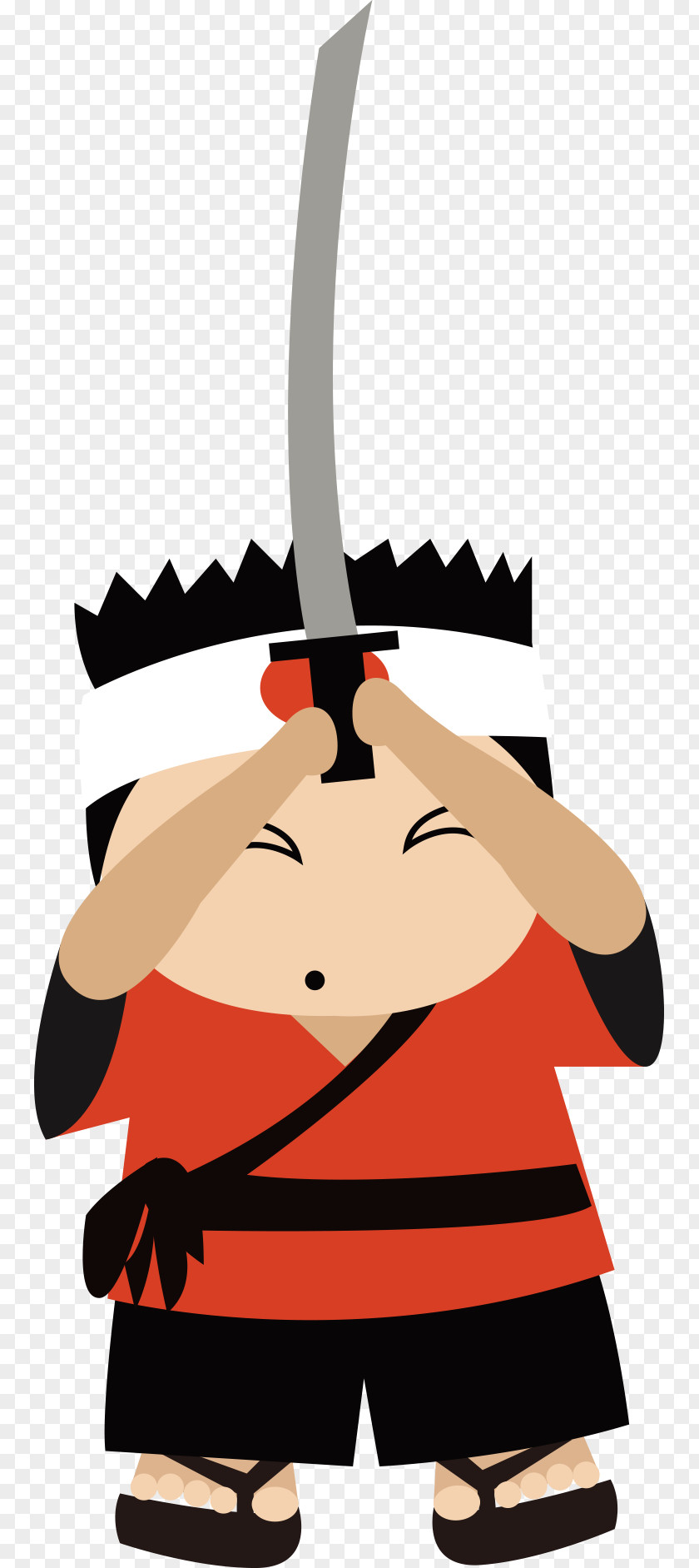 Cartoon Samurai Clip Art PNG