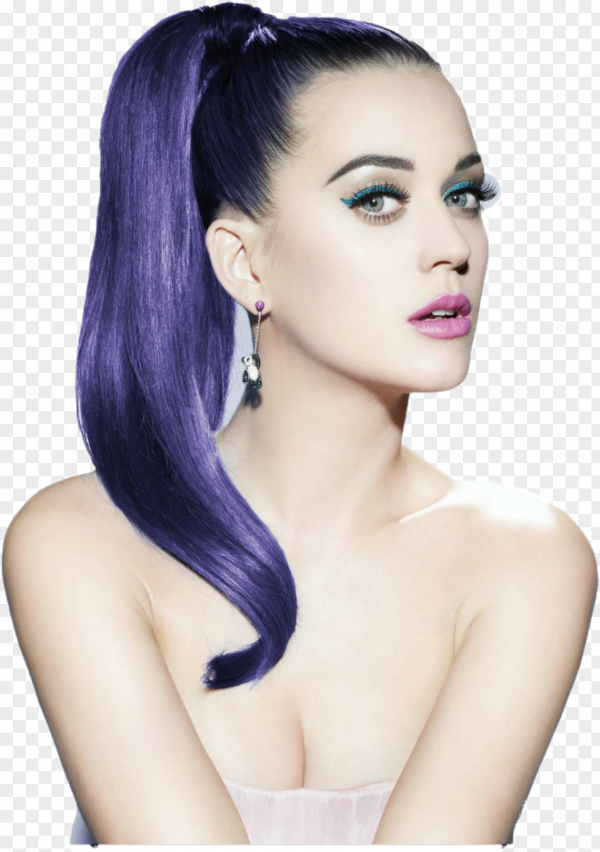 Katy Perry Ponytail Hairstyle PNG