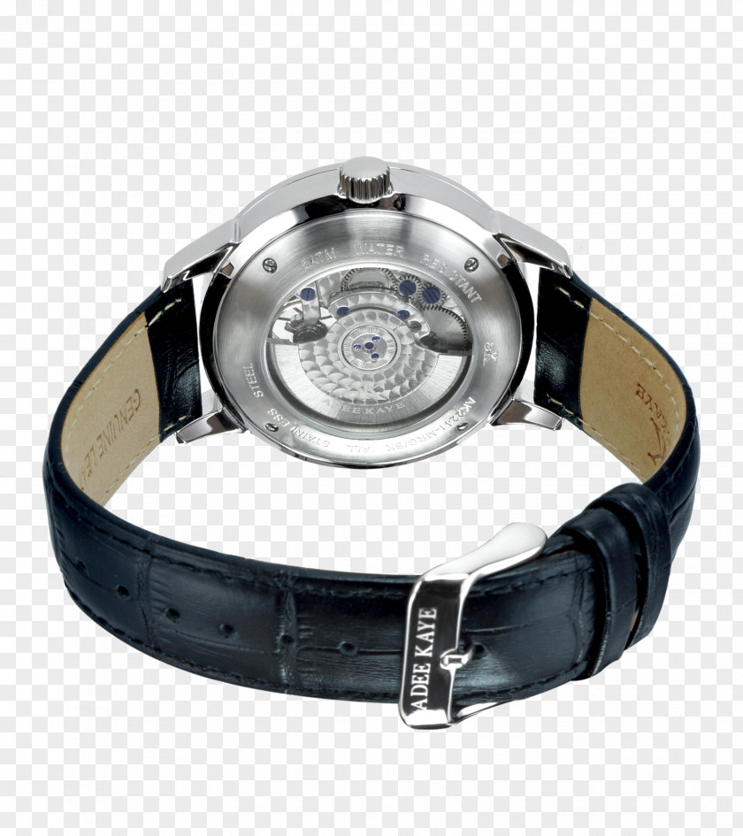 Silver Automatic Watch Strap Analog PNG