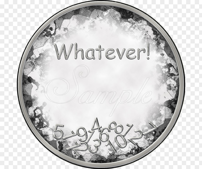Silver White Clock PNG