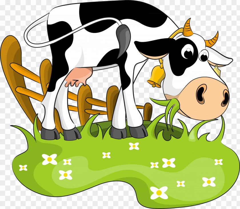 Cow Dairy Cattle Clip Art PNG