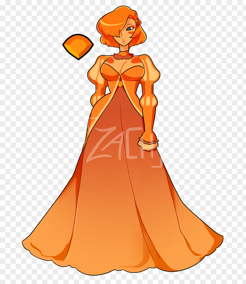 Diamond Pumpkin Gemstone Pearl Orange PNG