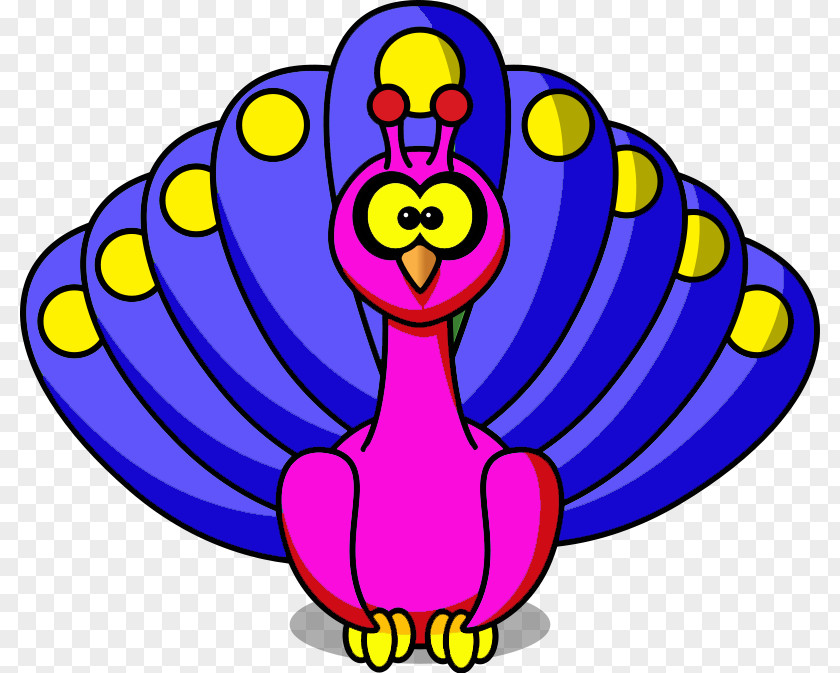 Free Peacock Clipart Cartoon Animal Clip Art PNG