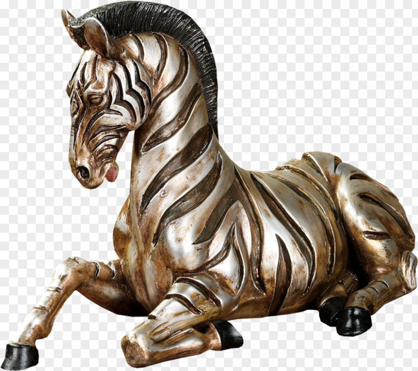 Horse Sculpture Quagga Zebra Art PNG