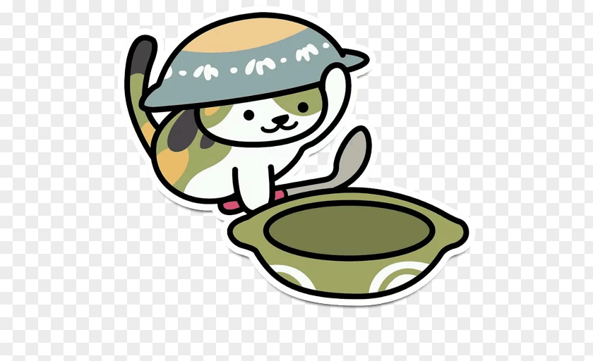 Neko Atsume Bengal Cat Meow Sticker PNG