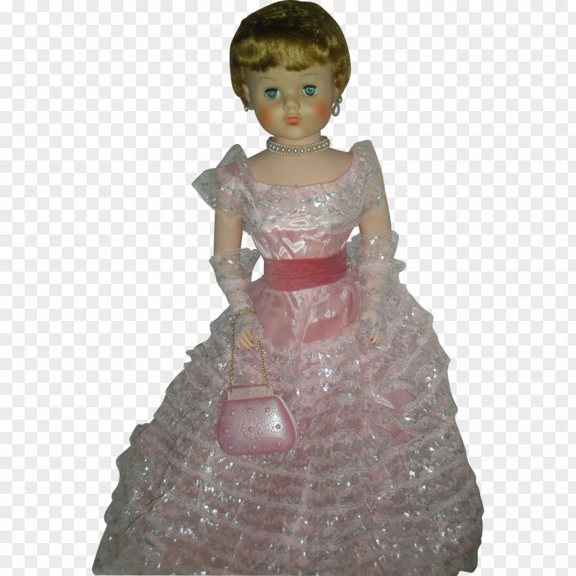 Rosemary Doll Figurine Gown PNG