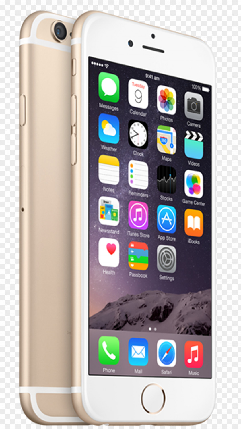 Apple Iphone IPhone 6 Plus Telephone Gold PNG
