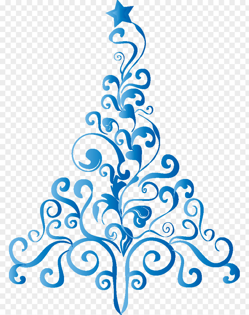 Arboles Christmas Tree Blue PNG