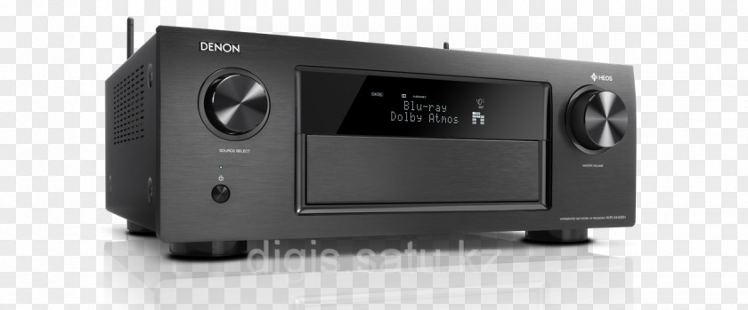 Fidelity Electronics AV Receiver Denon AVR-X4300H Dolby Atmos Surround Sound PNG