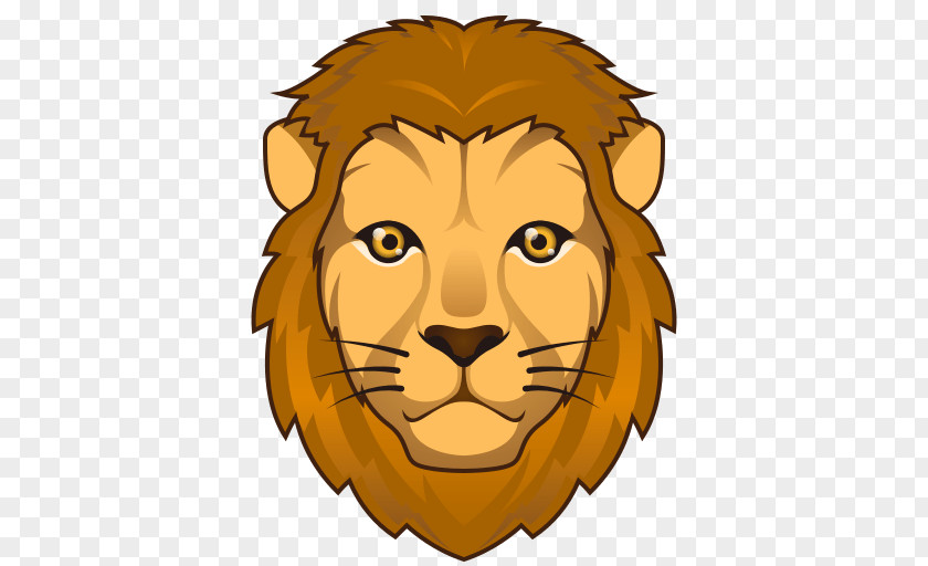 Lion Face Emoji Drawing Text Messaging Clip Art PNG