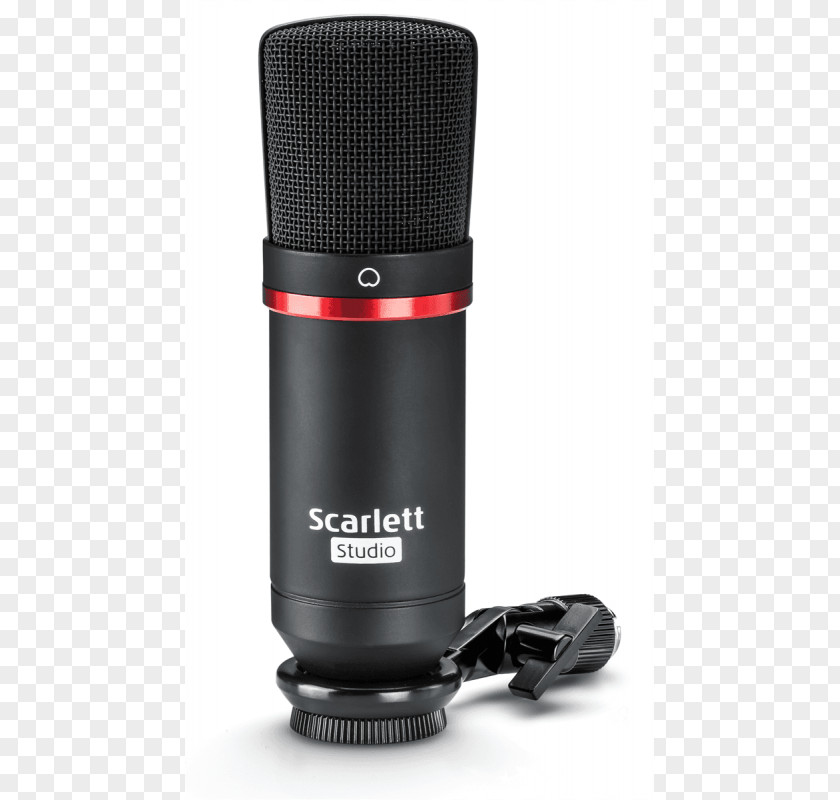 Microphone Focusrite Scarlett 2i2 2nd Gen Recording Studio PNG
