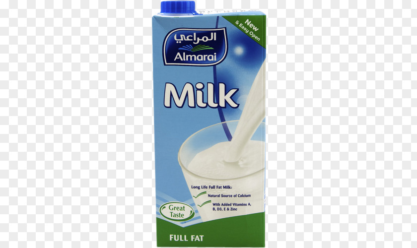 Milk Cartoon Skimmed Cream Ultra-high-temperature Processing Almarai PNG