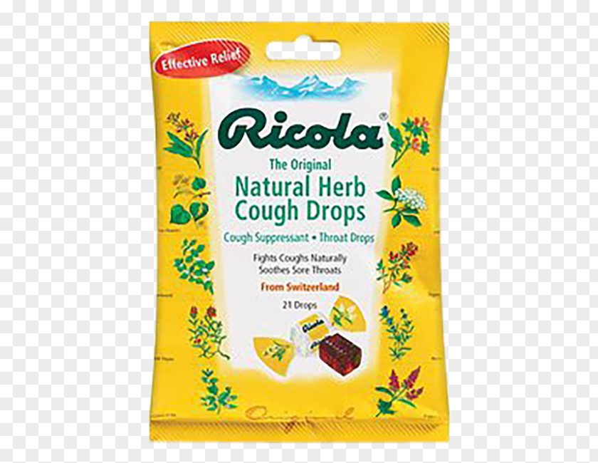 Ricola Throat Lozenge Herb Cough Medicine PNG