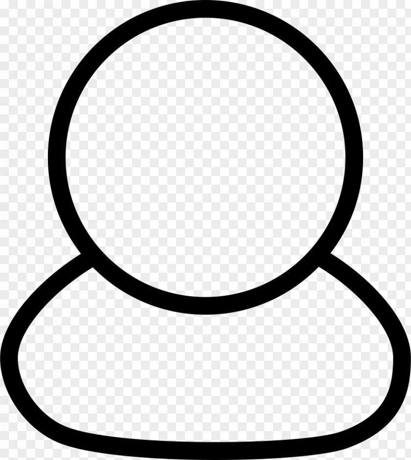 Avatar Badge Clip Art Black M PNG