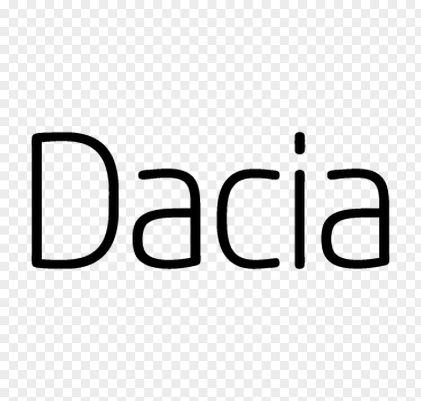 Dacia Typeface Character Font Family Logo PNG