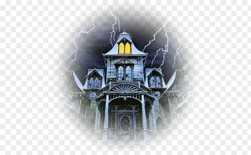 Gliters Spooky Haunted Houses Ghost The Mansion PNG