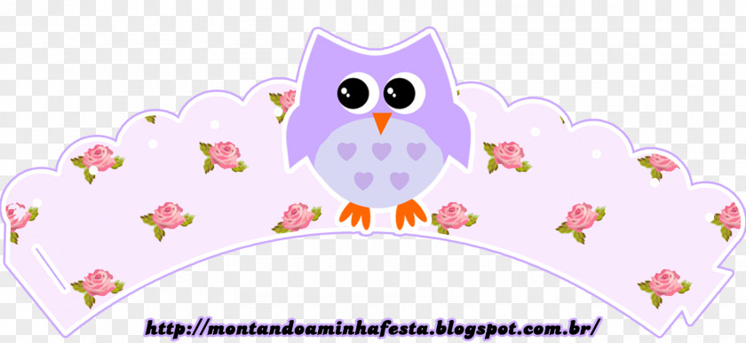 Owl Little Party Convite Printing PNG