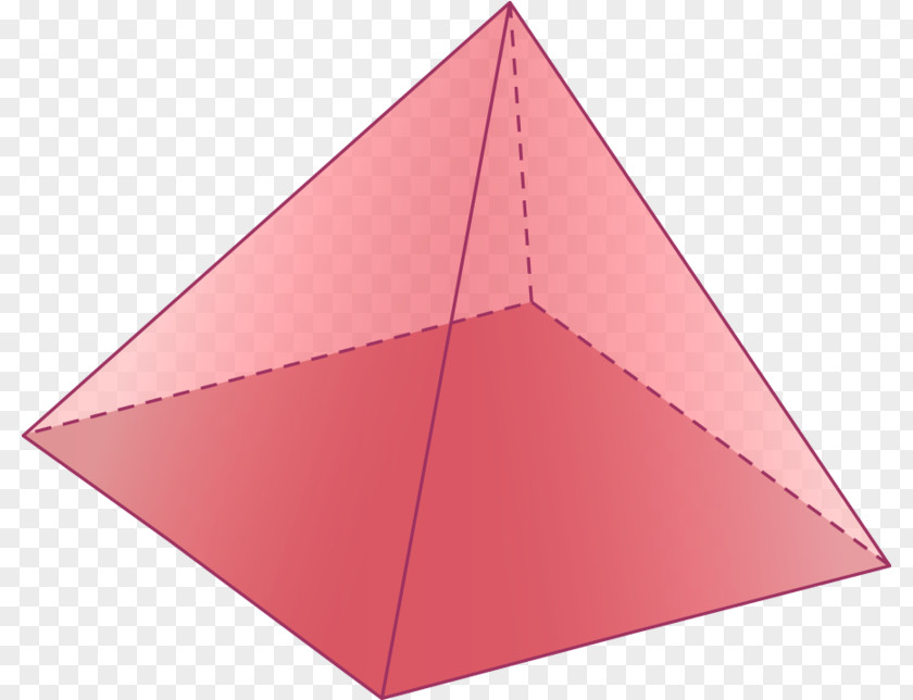 Pyramid Square Triangle Base Volume PNG