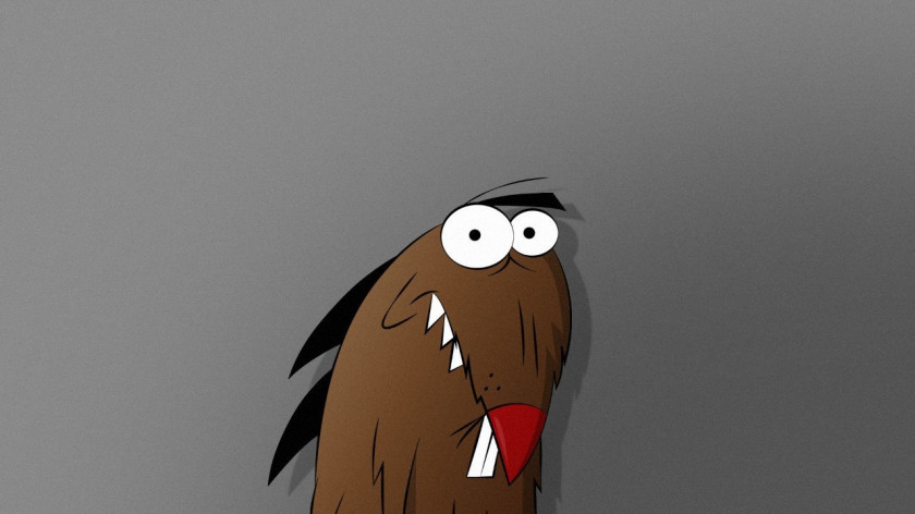 Beaver Animated Cartoon Desktop Wallpaper PNG