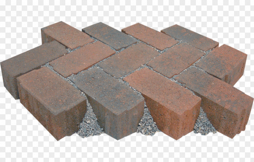 Concrete Blocks Brick Paver Patio Permeable Paving PNG
