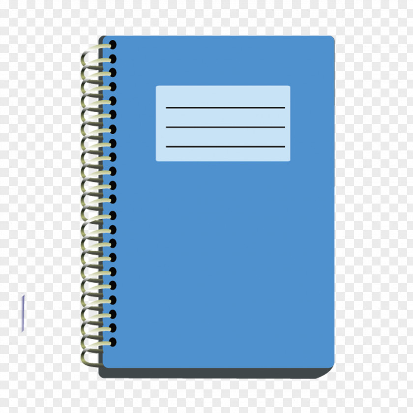Notebook Blue Adobe Illustrator PNG