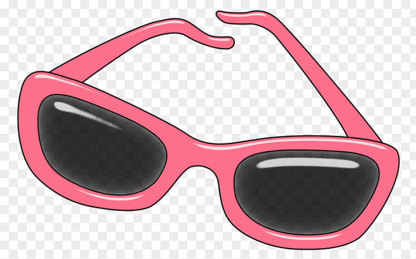 Pink Sunglasses Goggles PNG