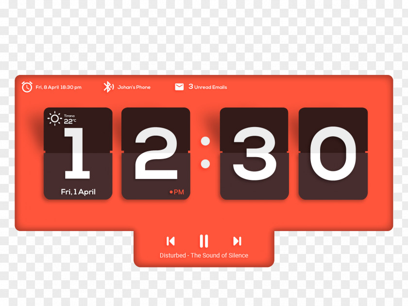 Car Display Device Alarm Clocks Digital Clock PNG