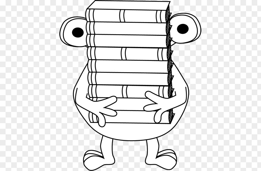 Monster Book Cliparts Reading White Clip Art PNG
