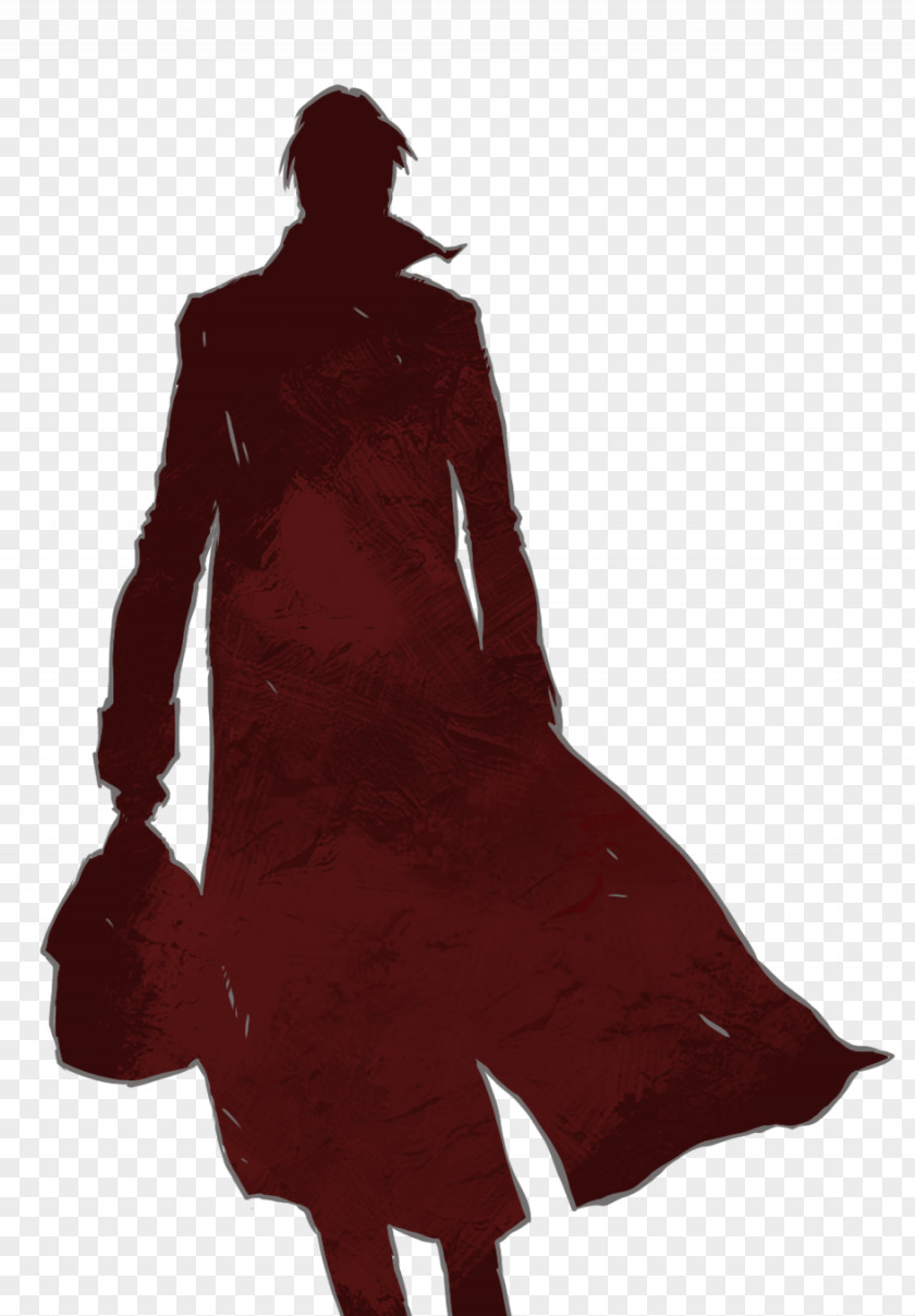 Silhouette Maroon PNG
