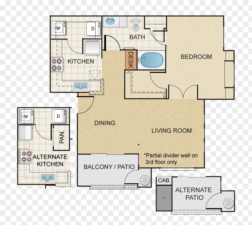 Apartment Floor Plan The Presidio Apartments Pavilions Bedroom PNG