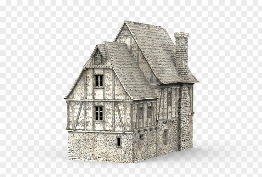 Minecraft House Medieval Middle Ages Architecture Building PNG
