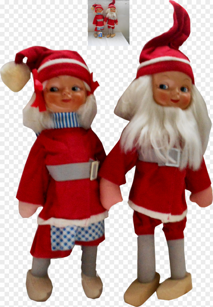 Santa Claus Christmas Ornament Statue Doll PNG