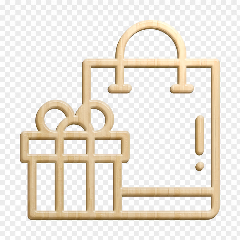 Shopping Bag Icon Gift Ecommerce PNG