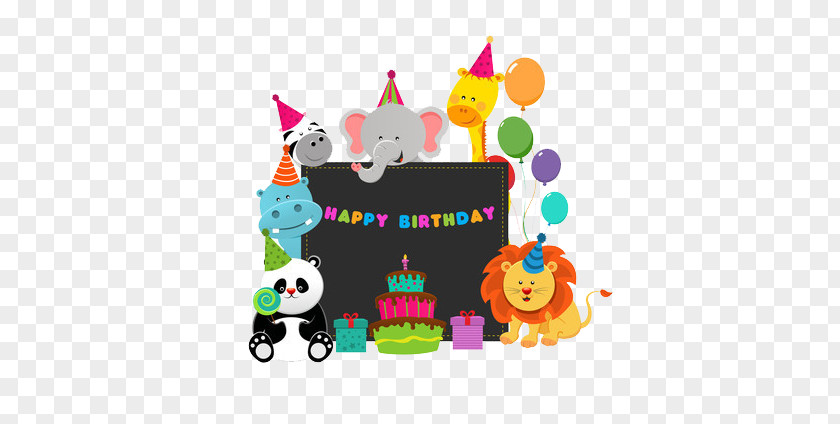 Animal Birthday Party PNG birthday party clipart PNG