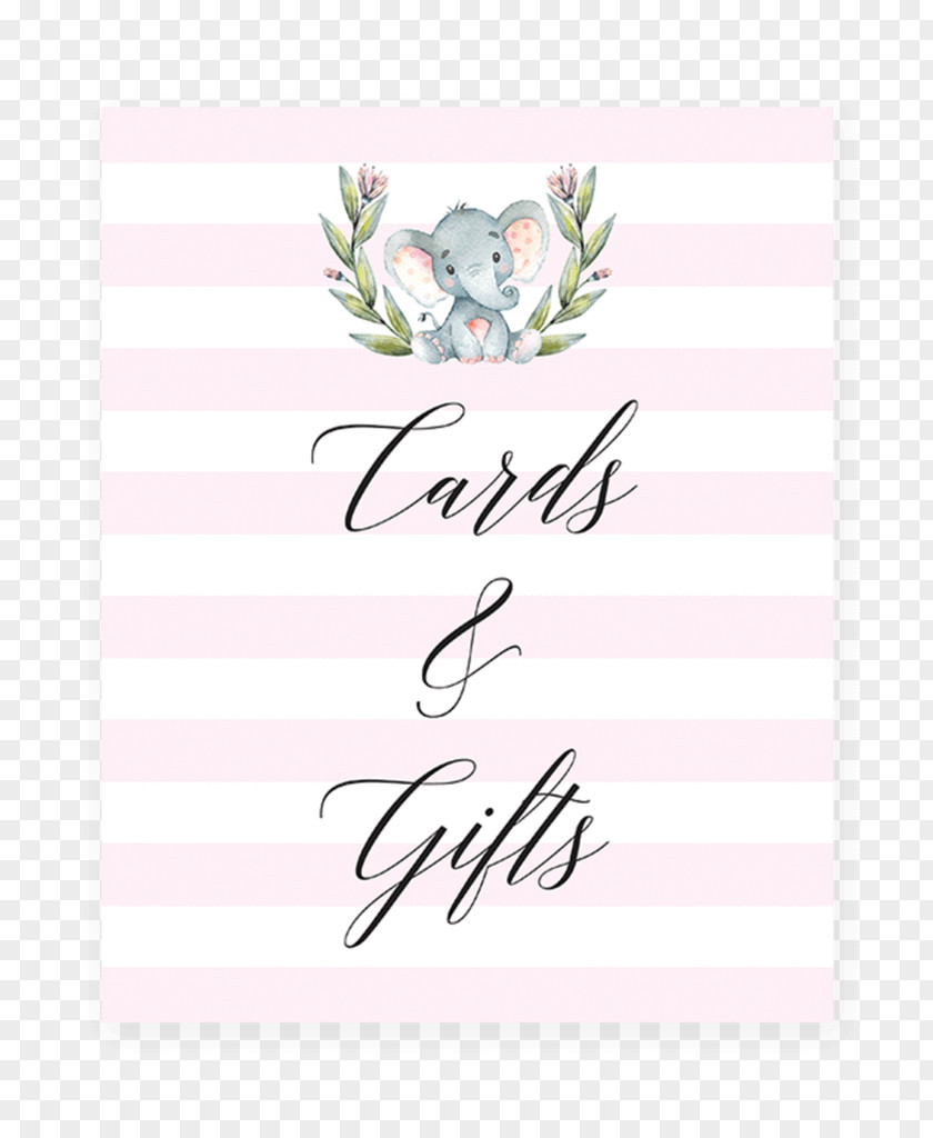 Baby Card Table Greeting & Note Cards Calligraphy Gift Petal PNG