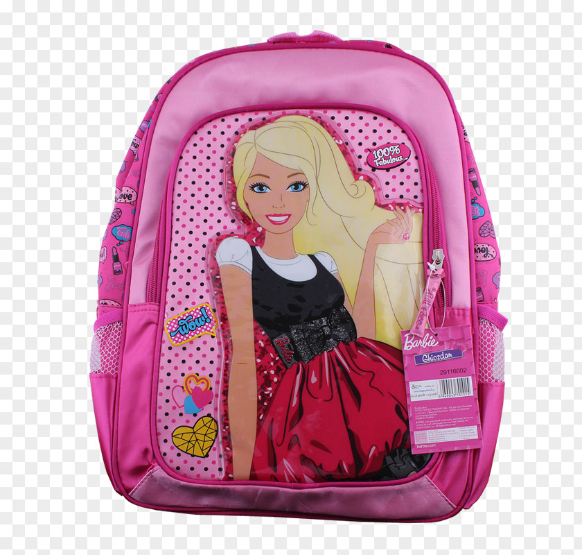 Barbie Handbag Backpack Delancy PNG
