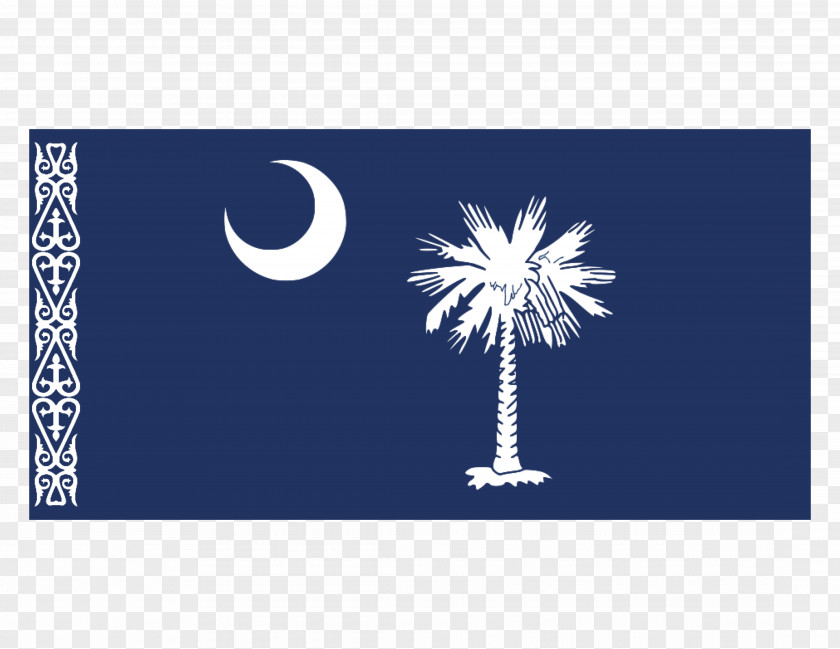 Flag Of South Carolina State Black American Revolutionary War PNG