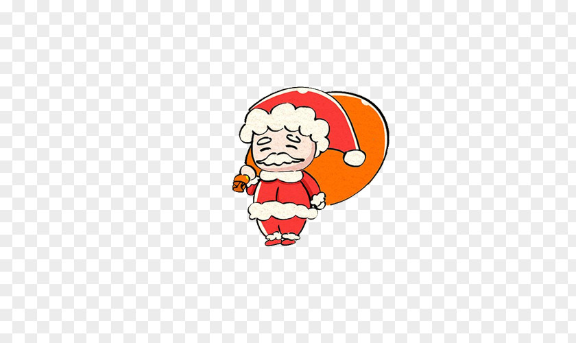 Santa Claus Heart Clip Art PNG