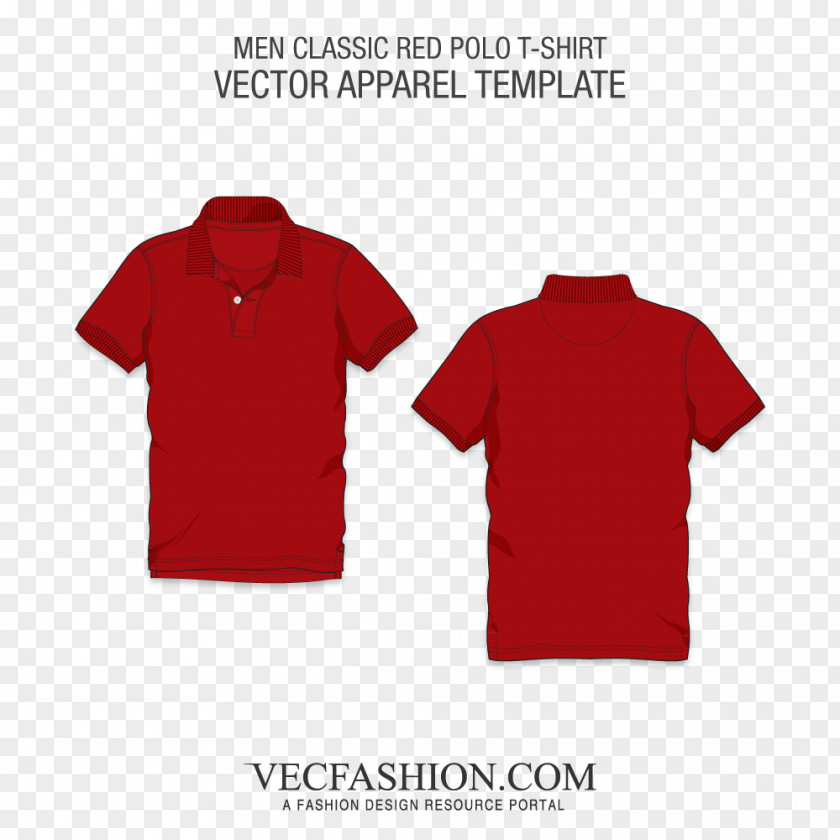 T-shirt Polo Shirt Red Maroon PNG