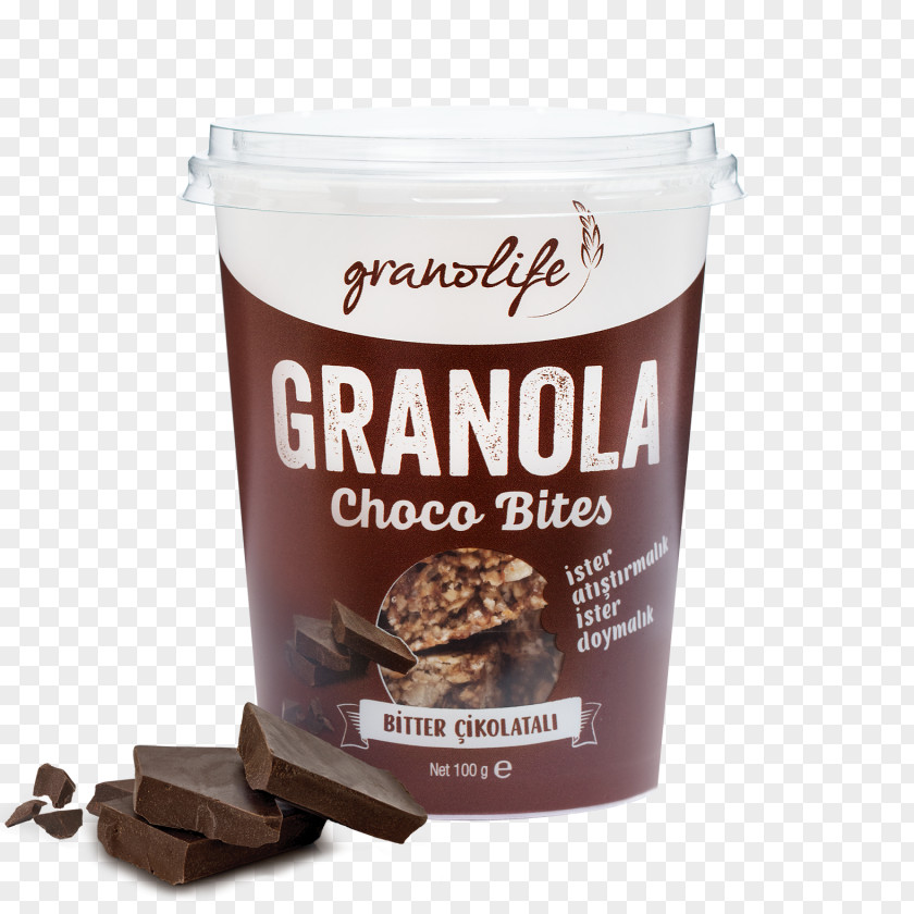 Chocolate Bar Granola Quadratini Dark PNG