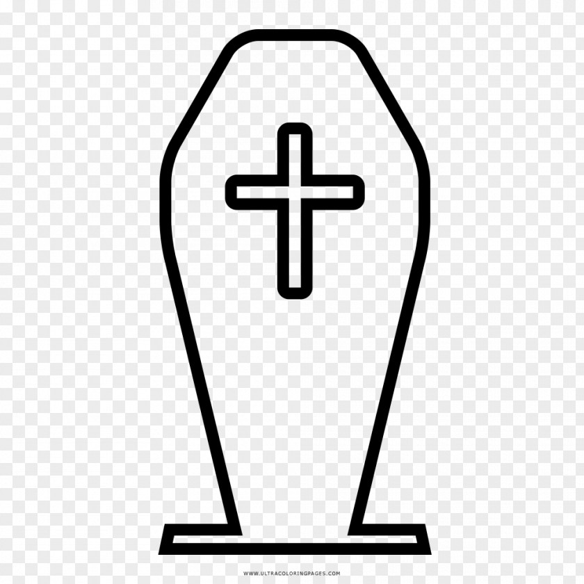 Colorful 2018 Coffin Drawing Headstone Death Coloring Book PNG