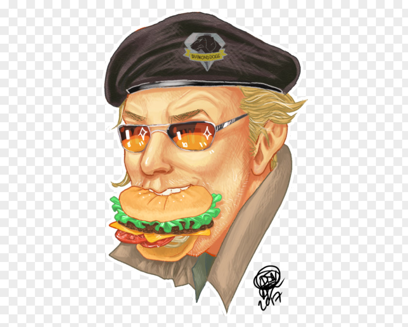 Kojima Productions Metal Gear Solid V: The Phantom Pain Master Miller Hideo Hamburger Fan Art PNG