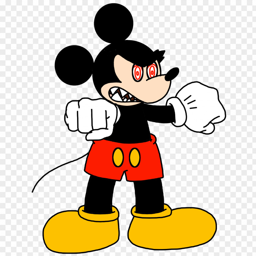 Mickey Mouse Animated Cartoon Drawing PNG